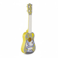 Early Learning Children's Ukulele Nylon Strings Mini 4-String Guitar Lightweight Cartoon Guitar Toy Adjustable Knobs for Children, Toddlers, Beginners