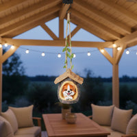 Dog House Hanging Decor Reusable Puppy Tree Ornament Festive for Garden, Nursery