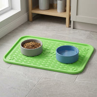 Cat Litter Mat, Litter Trapping Mat, Cat Litter Tray Mat with Raised Border, Small Litter Tray Mat for Indoor Cats, Anti-Scatter Floor Protector