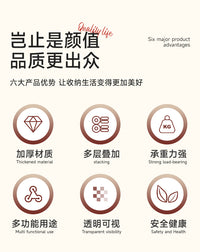 透明收纳箱塑料可折叠整理箱大容量超大衣服被子玩具收纳神器箱子