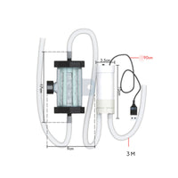 Electric Aquarium Vacuum Algae Remover Pet Aquarium Gravel Cleaner Brushless