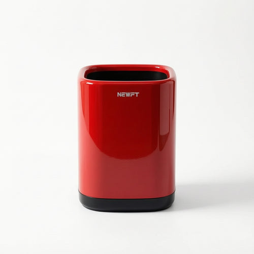 Open-Top Trash Bin Compact Square Trash Can Simple for Office