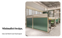 Light Luxury Design Restaurant Low Partition Fence Creates Private Space Booth Wall Long-Lasting Frame Room Separator Decorative Accent for Cafe Owners, Restaurants, Dining Areas, Cafes, Hotel