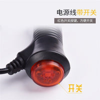 汽车载音响12V24V低音炮点烟器带开关电源线倒车影像DC插头电子狗