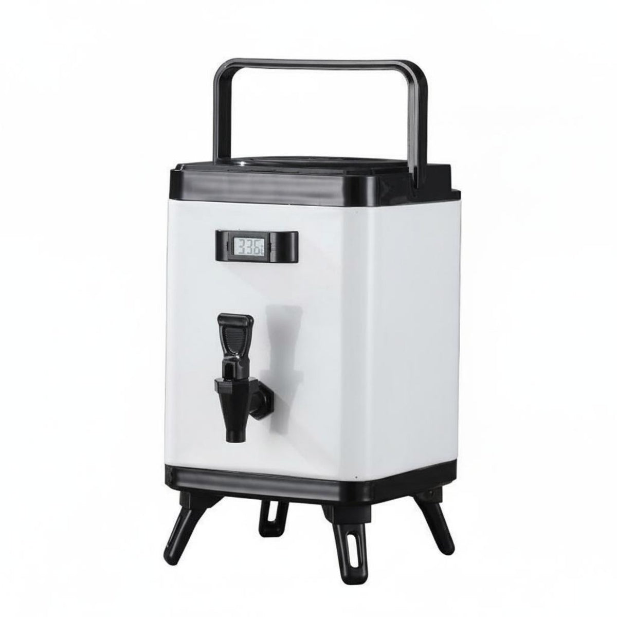 Milk Tea Container Large Capacity Square Beverage Dispenser Insulated Beverage Dispenser 24-Hour Insulation for Restaurants
