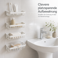 Wall-Mounted Facial Tissue Dispenser and Storage Box for Bathroom Vanity