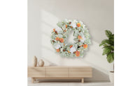 Artificial Floral Wreath Realistic Floral Wreath Full for Entryway, Homeowners