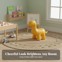 Dinosaur Footstool Stable and Sturdy Dinosaur-Shaped Ottoman Multi-Functional