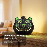 Freestanding Halloween Pumpkin Lantern