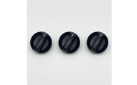3 Pieces Heater Control Knob Climate Control Knob Non-Slip for Vehicle Owners, Dashboard