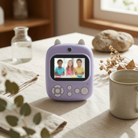 Kids Instant Camera Portable Twin Lens Print Camera Thermal Printing for Gift
