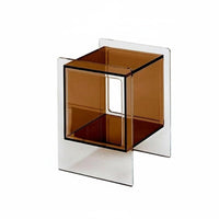 2-Tier Curved-Shaped Table Modern Design Curved-Shaped Couch Table Minimalist Space-Efficient designSaving for Residents