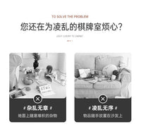 麻将桌边茶几茶水架可移动双层小边几棋牌室打牌专用迷你茶水桌子