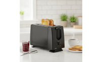 Compact Two-Slice Toaster Automatic Lift up Bread Toaster Lightweight Appliance Space-Saving for Singles, Students, Small Kitchens, Dorm Rooms, Apartments