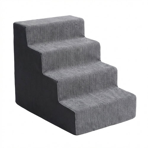Pet Sofa Bed Access, Dog Small Dogs, Washable Steps, High Density Foam Pet Ramp, Gentle Slope Dog Stairs