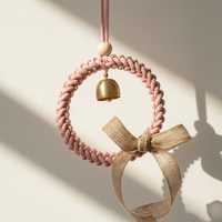 Nordic Style DIY Woven Wind Chime Wall Hanging Decor for Home & Kids' Room, Gift Idea