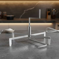 Manual Pancake Batter Spreader Easy to Clean Stainless Steel Crepe Spreader for Cafe Workers