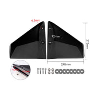 Outboard Motor Trim Tabs Replacement Boat Trim Tabs Hydrofoil Stabilizer with Hardware Predrilled Molded Plastic for Boaters