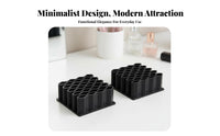 Silicone pattern Organizer Space-Saving Small Item Holder Non-Slip Base for vanity