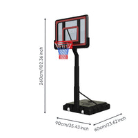 Mobile Basketball Hoop Telescoping Pole Portable Basketball Hoop Sports Gear Wheeled Transparent Backboard for Indoor