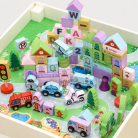 Kids' Table with Storage, Multifunctional Activity Table for 7-14 Years Old, Play Table with Compartments