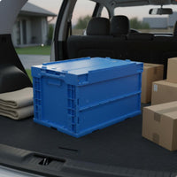 50L Plastic Crate Thickened Material Plastic Folding Crate Heavy Duty