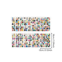 16 Sheets Magazine Cutout Alphabet Stickers Reusable Journaling Letter Sticker Set Waterproof Cutout Letters Letter Stickers for Journal Enthusiasts