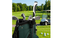 5 Pieces Clamp-Style Golf Bag Fasten-on Holder Compact Golf Bag Clip Slimline Long-Lasting for Golfers