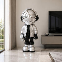 Astronaut Statue Electroplated Finish Astronaut Figurine Modern & Design