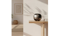 Vase with Brushstroke Decoration Decorative Bulbous Vase Modern Chinese