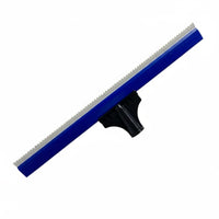 Serrated Rubber Squeegee Rake Floor Paint Rake Lightweight Painting Tool for Renovation