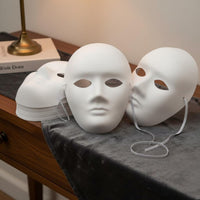 36 Pieces Paintable Paper Mask Lightweight DIY Paper Mache Mask for Children