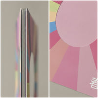 4 Pieces Color Comparison Card with Face Cutout Rounded-Corner Seasonal Color Palette Card Glossy Seasonal Palette Cards for Outfit Coordination