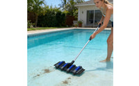 Pool Vacuum Head with Side Brush Wear Resistant 14 Inch Pool Vacuum Head for Spa