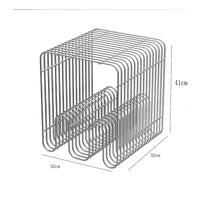 Wire Side Table Compact Home Furnishing Space Saving
