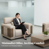 Metal Frame Accent Chair Modern Appearance and Foundation Quilted Panel Armchair Firm Density Sponge Scoil Underpinning