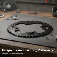 Mountain Bike Chain Gear Effortless Shifting 104BCD Chain Gear Mountain Bike Crankset Gear CNC Aluminum Cycle Chainwheel High