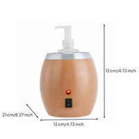 Single Bottle Oil Warmer Easy to Use Spa Accessory 360° Fast Heating