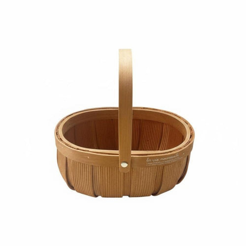 Round Woven Food Holder Adaptable Household Storage Rustic Design for outdoor meals