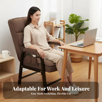 Manual Recliner High-Rear Section Support Adjustable Recliner with Footstool Er Adjust Nomic Design Padded Cushioning