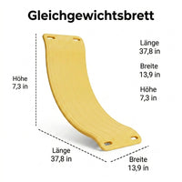 Balance Board for Adults, Large Balance Board Made of Synthetic Resin, Non-Slip Surface for Core Muscle Training