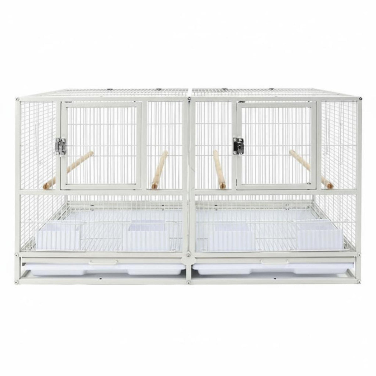 3-Tier Breeding Enclosure Removable Divider Dividable Bird Enclosure Safety Lock