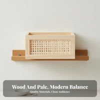 House-Shaped Shelf with Basket Japanese Design Wall-Mounted Organizer Shelf with Hooks Multi-Functional Entryway Organizer for Families, Hallway