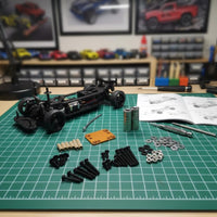 1/28 Scale Car Body Mounting Kit Lightweight Invisible Car Mounting Kit Construction Sleek Mount for DIY Projects
