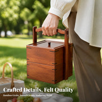 Traditional Double-Layer Carrying Box