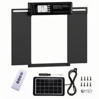 Solar Automatic Coop Door ABS Farm Accessory Easy Install