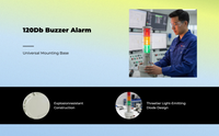 Explosion-proof LED tower, 120dB buzzer