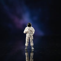 Astronaut Figurine Hand-Painted Miniature Astronaut Space Explorer Figure Detailed Space Theme Decorations Realistic