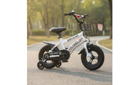 Children's Bike with Training Wheels Lightweight Boys Girls Children's Cycle Double Brakes Young Child Children's Cycle with Basket for Beginners
