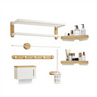 Removable adhesive towel rack